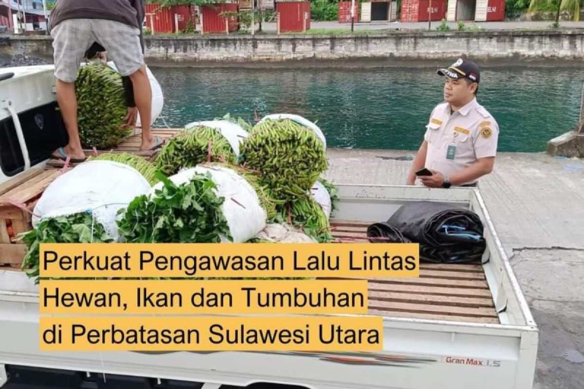 Karantina periksa komoditas  jamin Sulut bebas ancaman penyakit