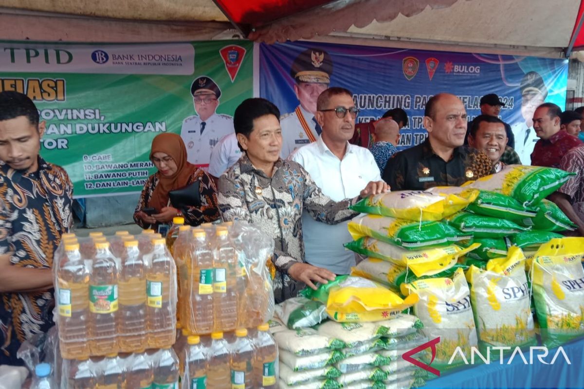 Pemprov Maluku luncurkan pasar inflasi kendalikan harga bahan pokok