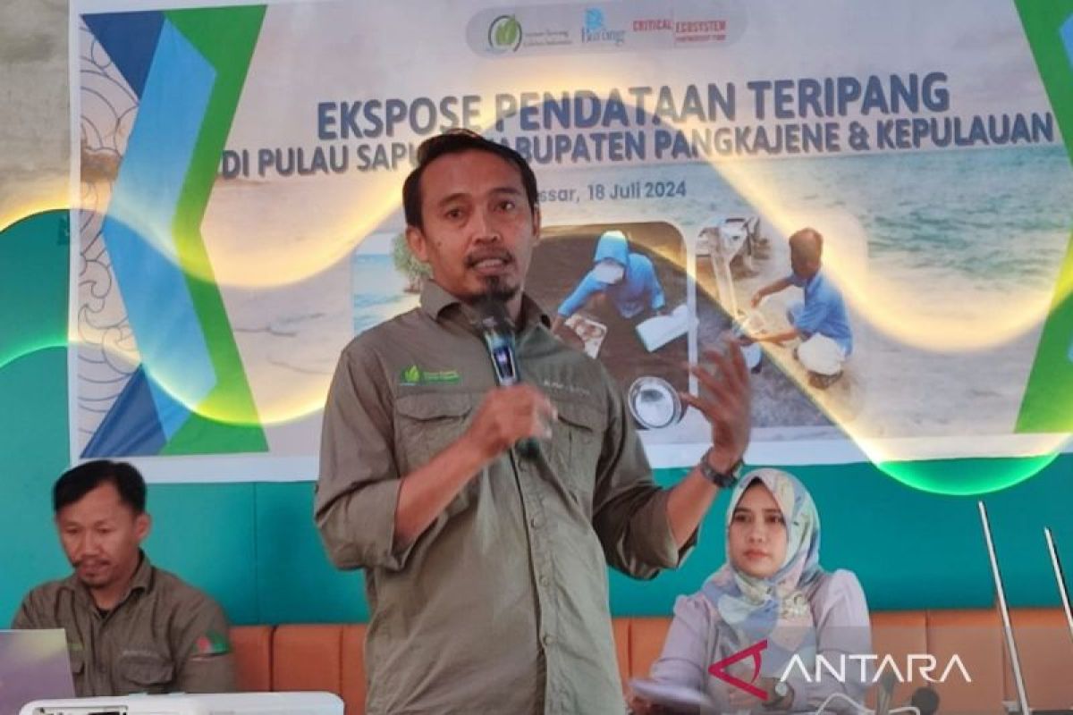 YRC Indonesia ekspose pendataan eksploitasi teripang di Pulau Sapuka Sulsel