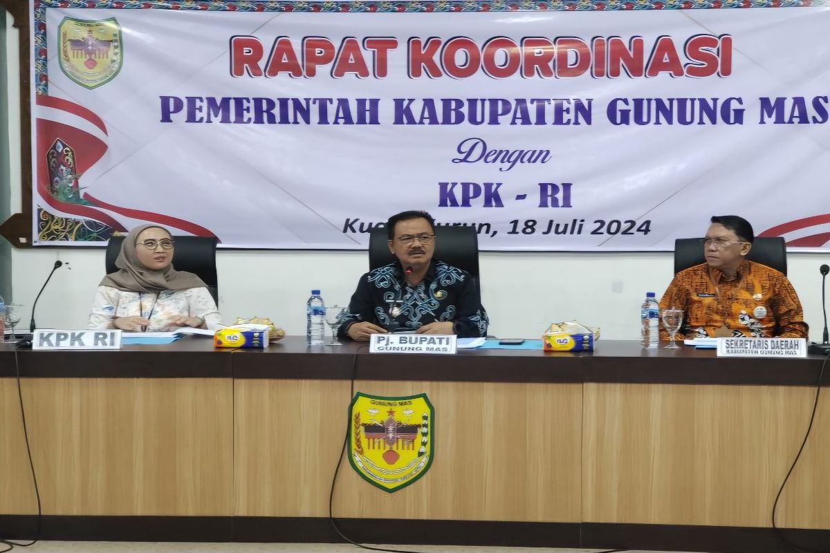 Pemkab Gunung Mas maksimalkan upaya pencegahan korupsi