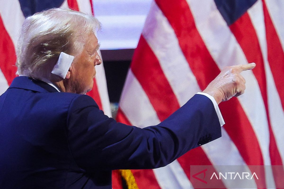 Trump resmi terima pencalonan dirinya sebagai capres Partai Republik