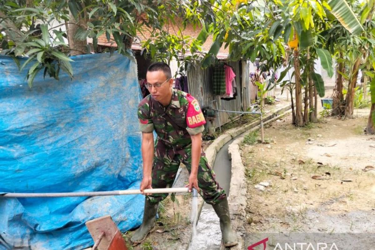 Korem Lilawangsa bangun dua sumur bor untuk layanan air bersih santri di Langsa