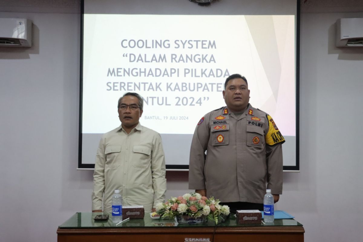 Polres Bantul ajak masyarakat menjadi "cooling system" hadapi pilkada