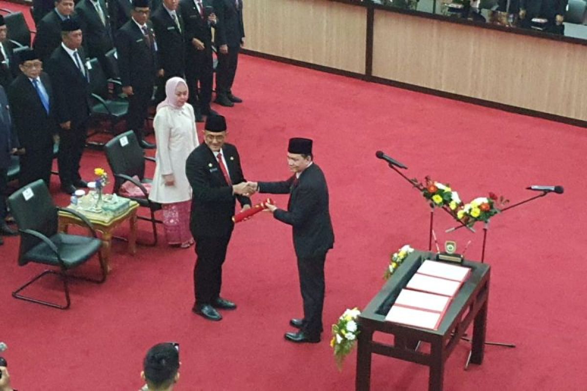 Gubernur Sumsel lantik Edward  Chandra jadi Pj Sekda