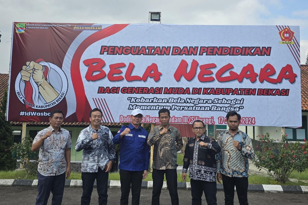 Bakesbangpol Bekasi gelar penguatan pendidikan bela negara generasi muda