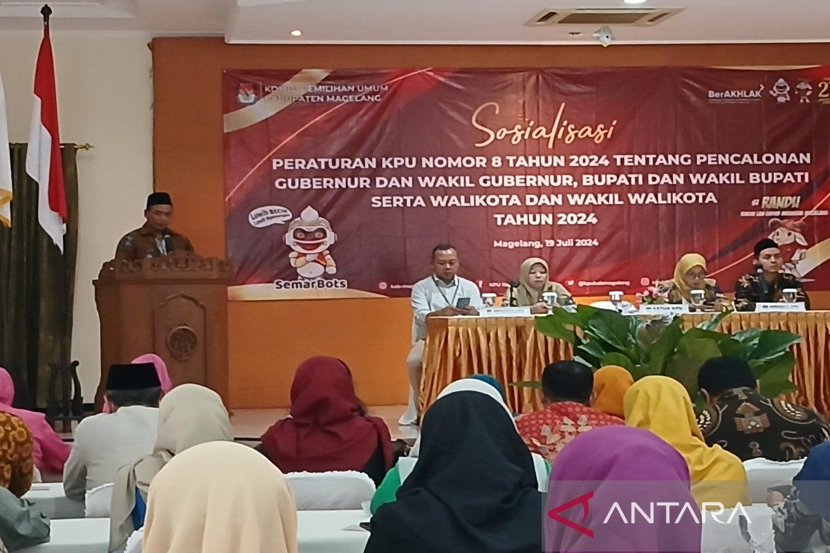 KPU Kabupaten Magelang sosialisasikan pencalonan  Pilkada 2024