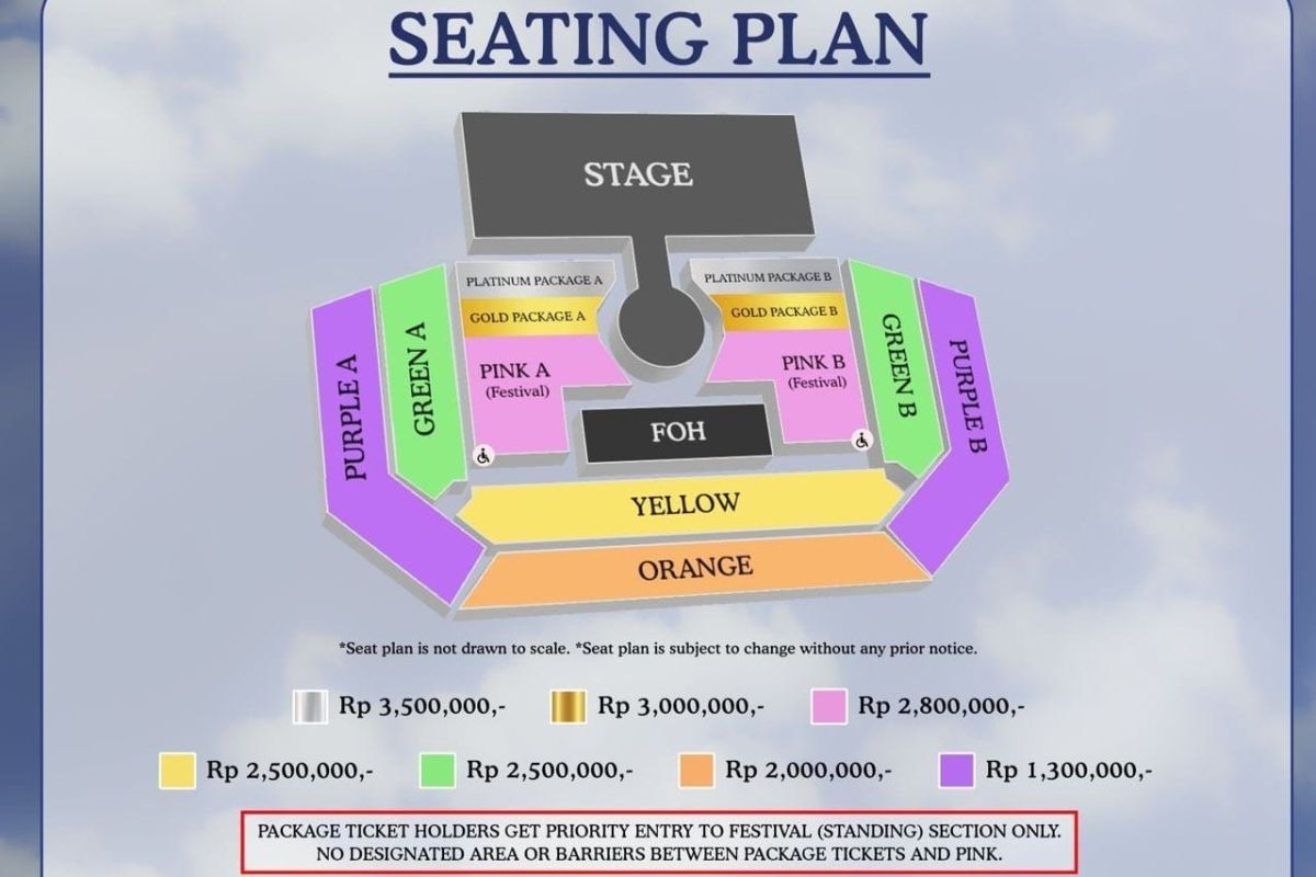 Tiket konser Welcome To Su:home dijual mulai Rp1,3 juta sampai Rp3,5 juta