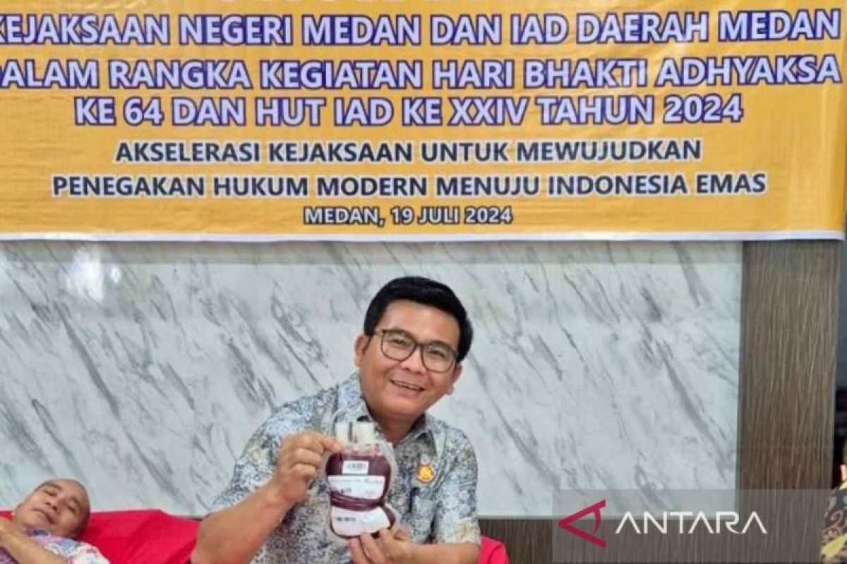 Sambut Hari Bhakti Adhyaksa ke-64, Kejari Medan gelar aksi sosial