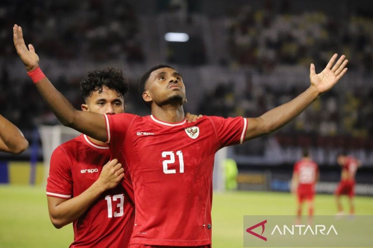 Indonesia berhasil tundukkan Kamboja 2-0 pada penyisihan grup A Piala AFF U-19