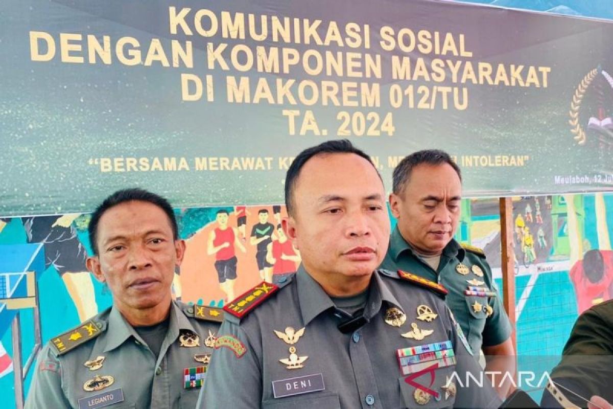 Korem 012 Teuku Umar bangun embung di empat kabupaten di Aceh