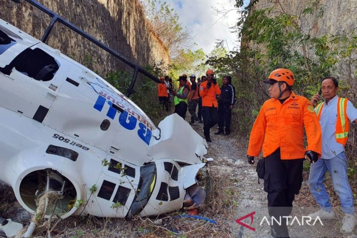 Basarnas ajak publik tak berspekulasi terkait heli jatuh di Bali