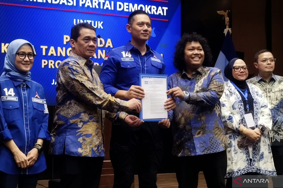 Demokrat usung Riza Patria-Marshel Widianto untuk Pilkada Tangsel