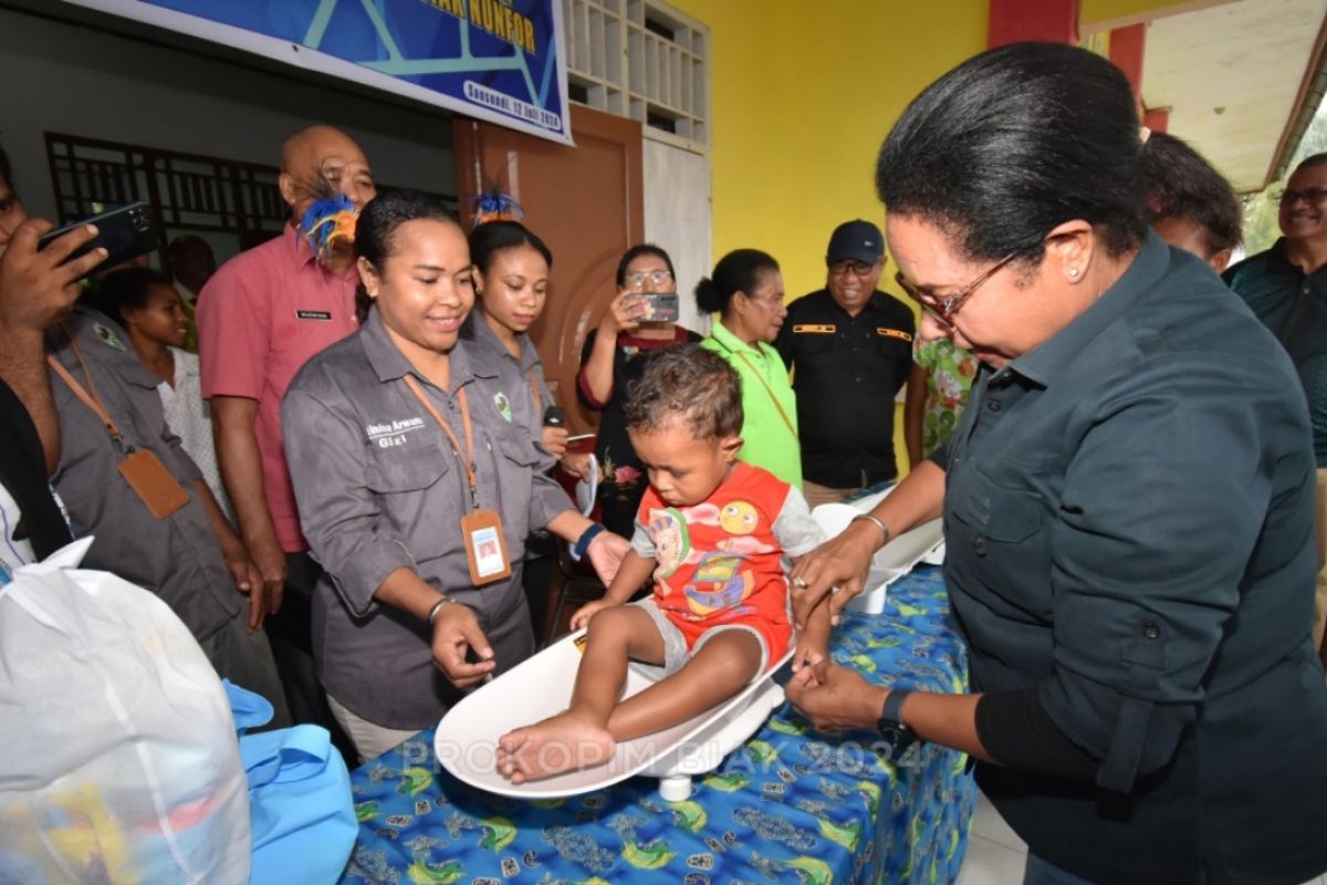 Distrik Bondifuar wujudkan zero stunting di Biak Numfor