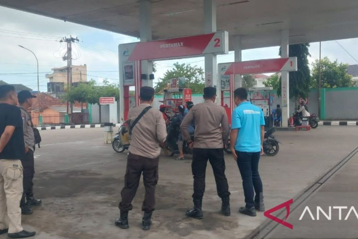 Polsek Toboali patroli ke SPBU cegah penyelewengan BBM subsidi