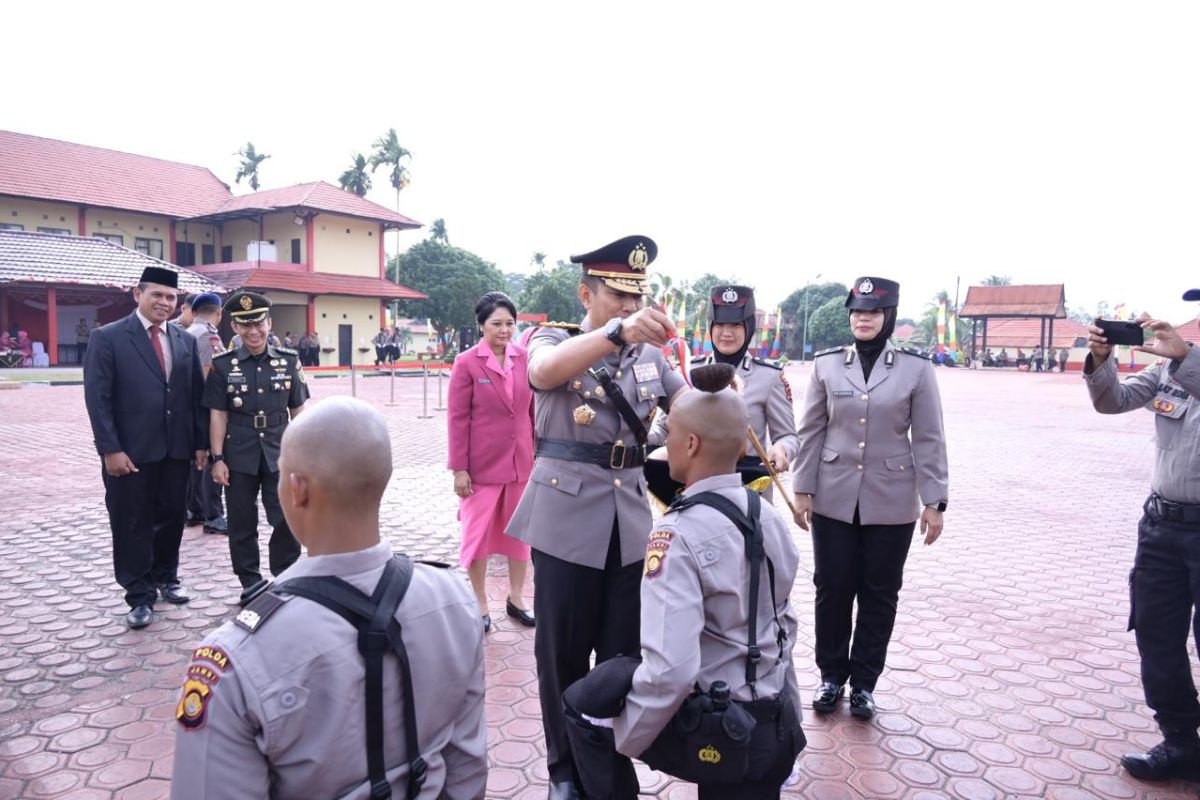 243 Bintara Polri mulai ikuti pendidikan di SPN Polda Jambi