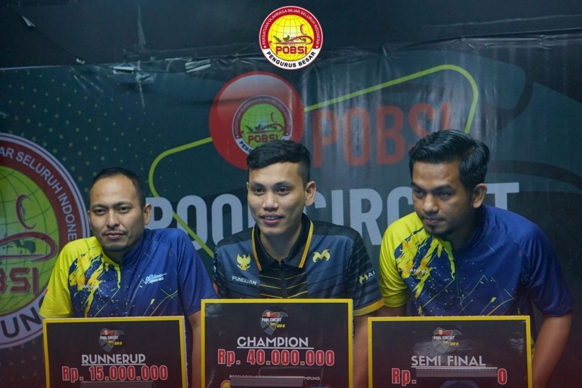 Punguan dekati tiga besar ranking nasional usai juarai turnamen POBSI