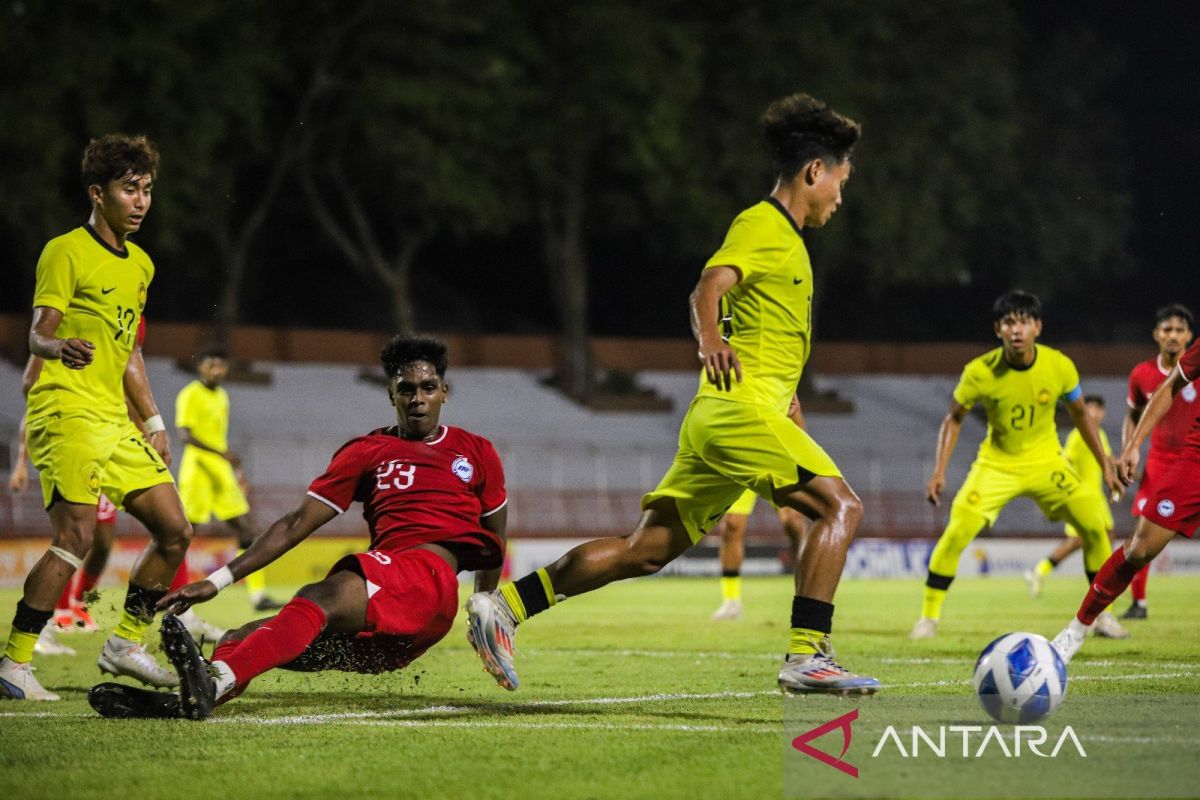 Piala AFF U-19 - Malaysia tumbangkan Singapura 6-0