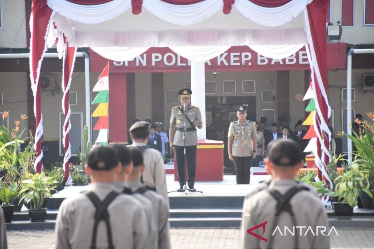 Kapolda Babel resmi buka pendidikan Bintara Polri gelombang II Tahun 2024