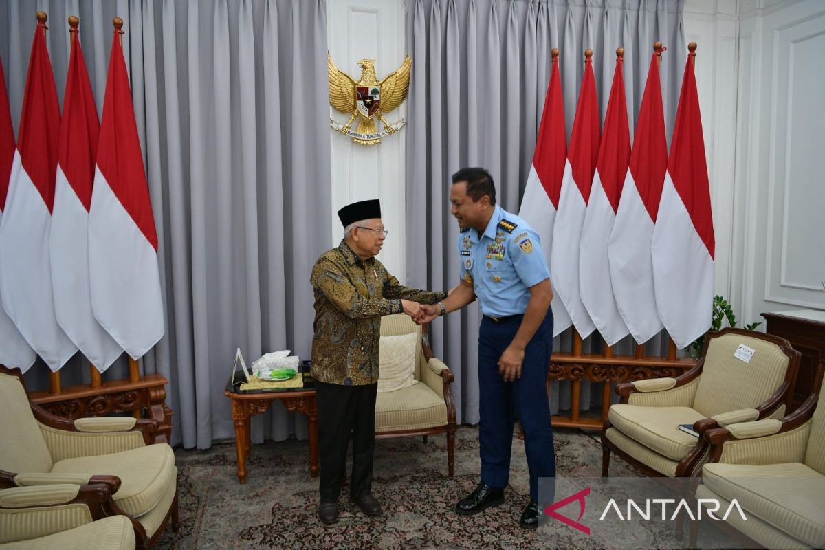 KSAU laporkan perkembangan strategis TNI AU kepada Wapres