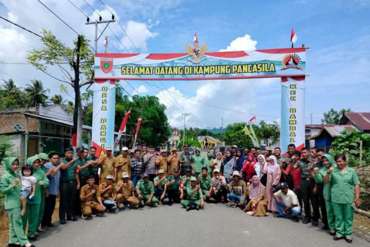 Kodim Pasangkayu Sulbar bangun kampung Pancasila Desa Pangiang