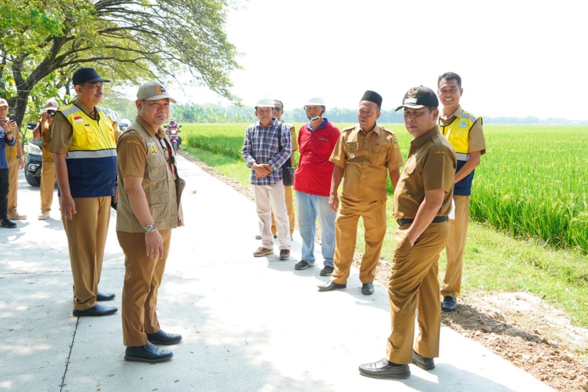 Pj Bupati Madiun pantau progres pengerjaan enam proyek infrastruktur