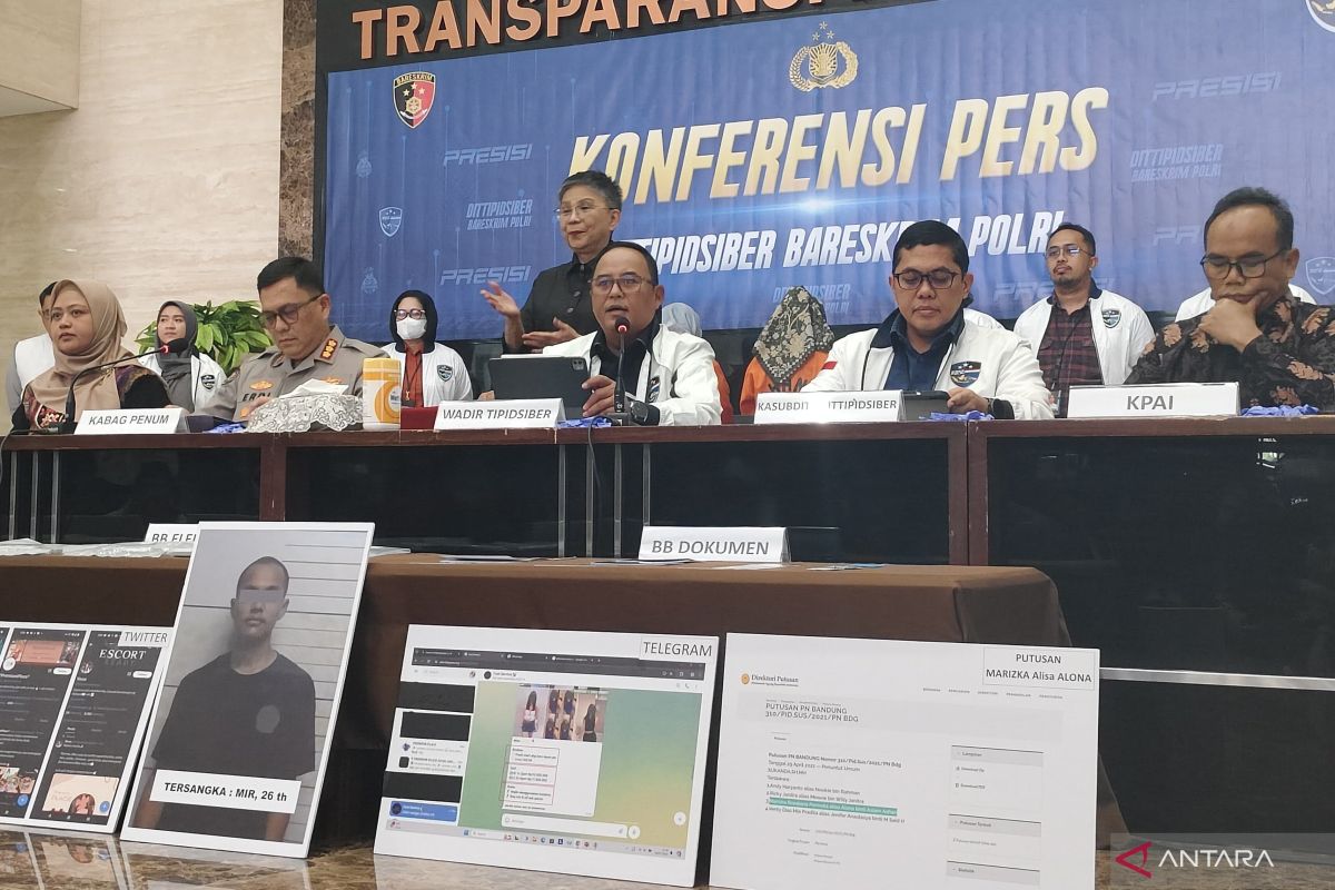 Polri tetapkan empat tersangka kasus eksploitasi seksual anak daring