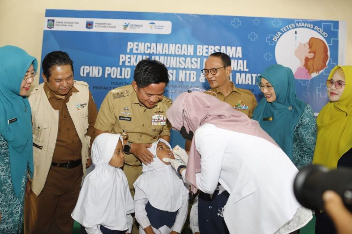 Pemprov NTB beri vaksin polio berkala pada setiap anak