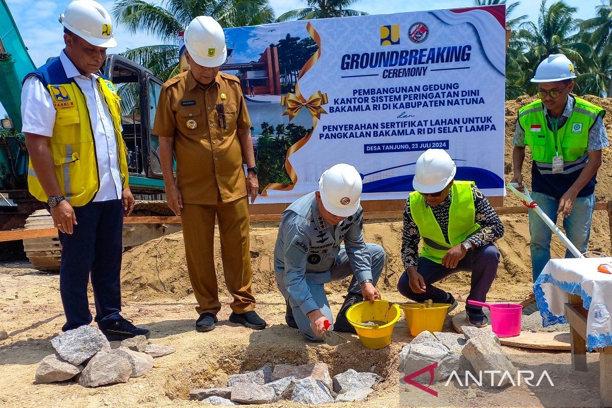 Bakamla RI bangun gedung sistem peringatan dini di Natuna Kepri