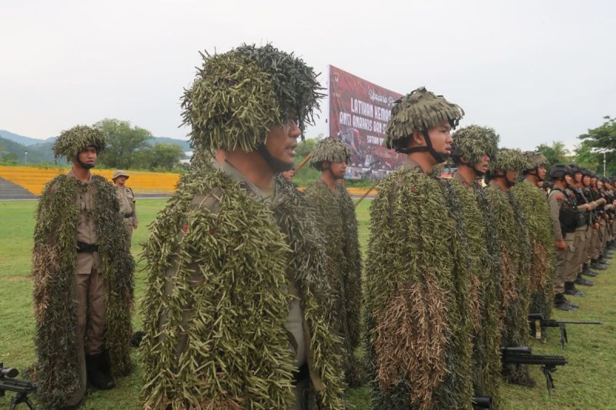 Satbrimob Polda Sulteng tingkatkan kemampuan personel jelang pilkada