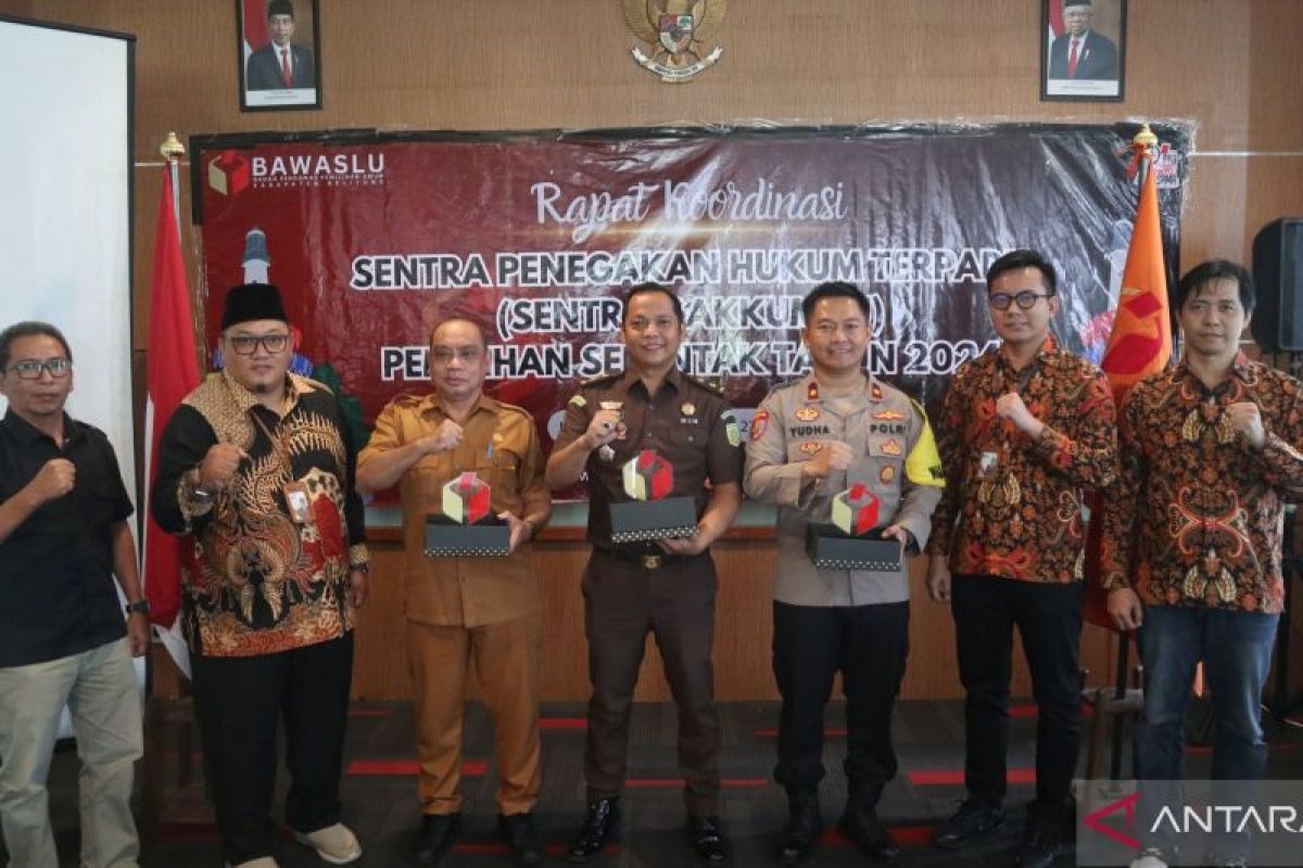 Bawaslu Belitung perkuat peran Sentra Gakkumdu sambut Pilkada 2024