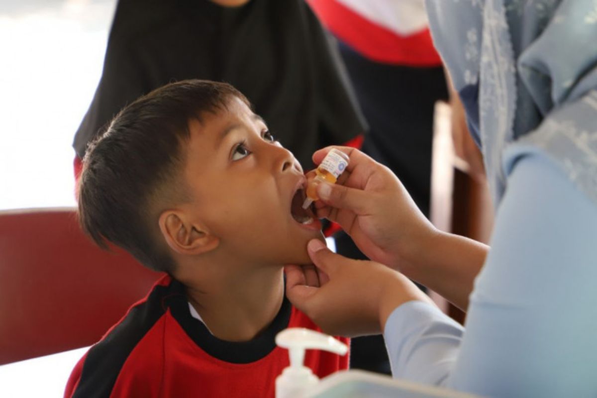 Bantul: PIN Polio wujud pemerintah berikan perlindungan anak