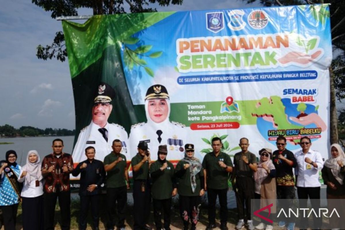 Pemkot Pangkalpinang tanam 700 pohon dukung program 