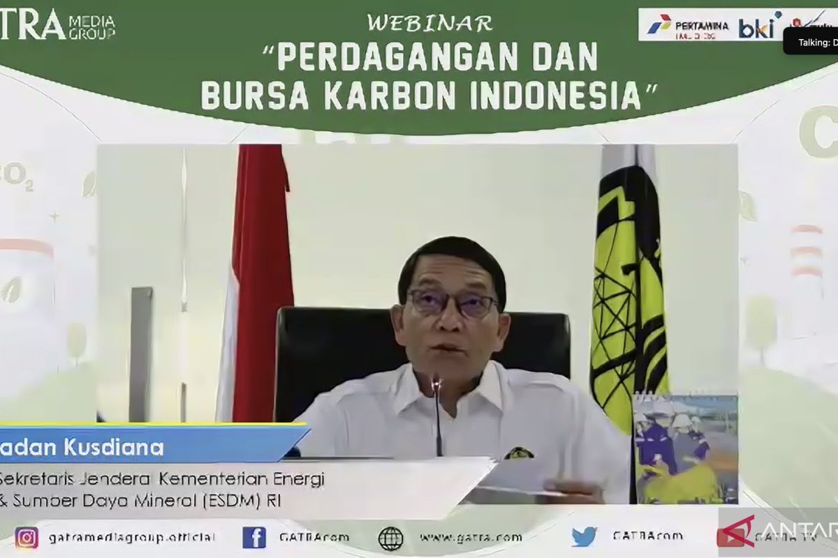 KESDM: Aturan turunan penangkapan-penyimpanan karbon sudah harmonisasi