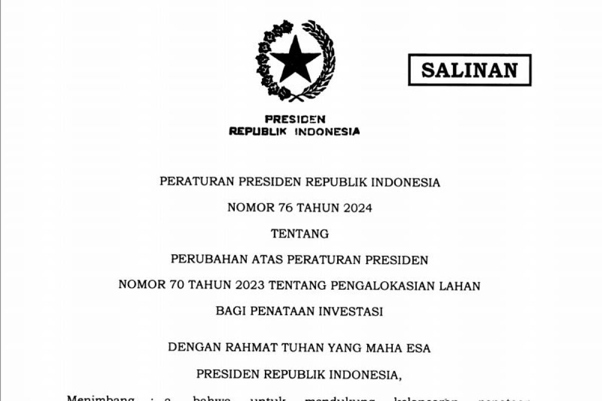 Jokowi terbitkan Perpres distribusi izin tambang untuk ormas keagamaan, berikut isi Perpresnya