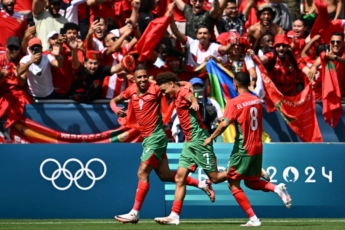 Gol Medina dianulir, Maroko secara dramatis menang 2-1 atas Argentina