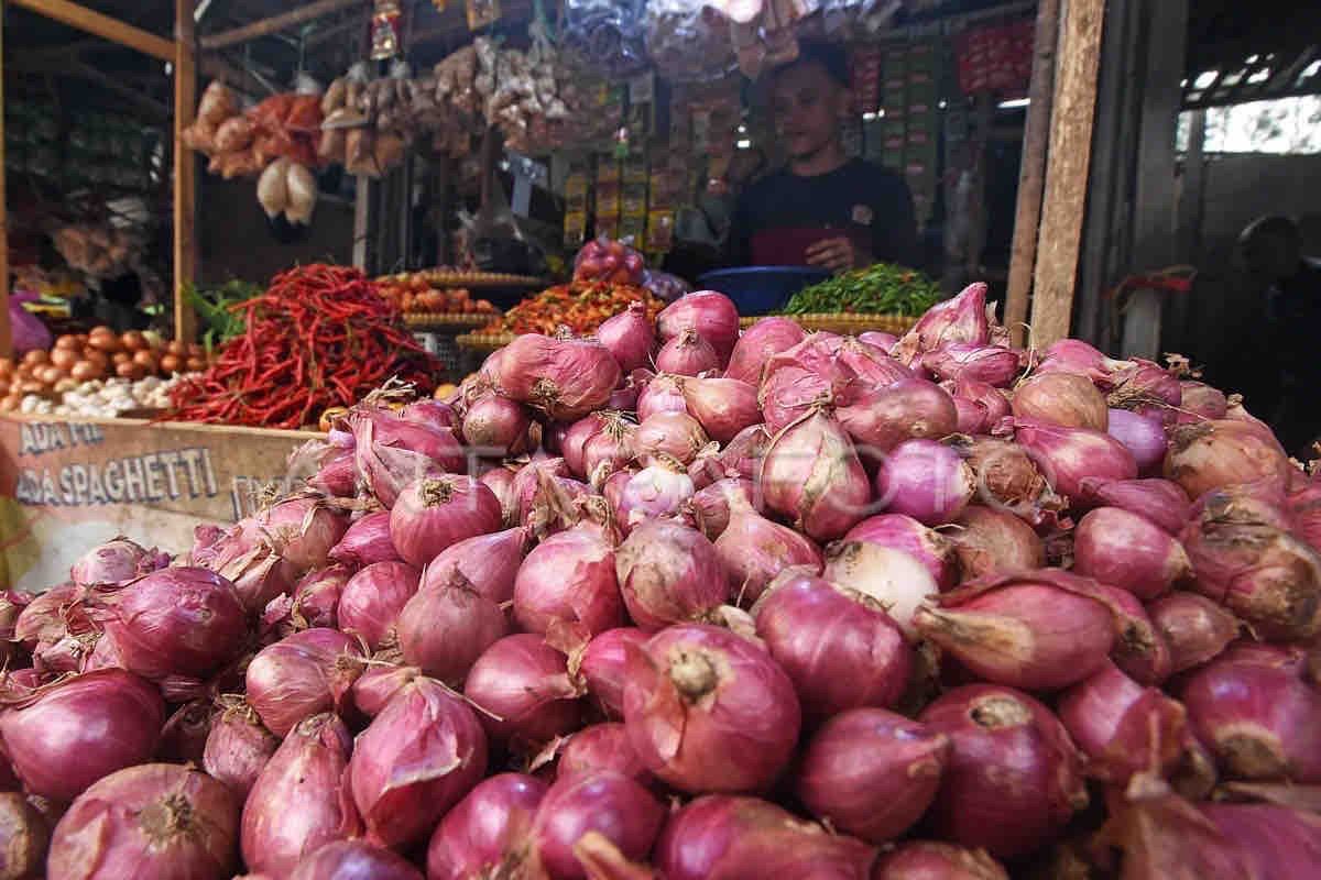 Harga pangan 24 Juli: Bawang-minyak dan gula kompak turun, beras naik