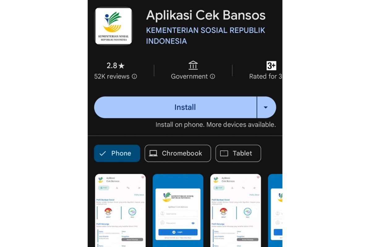 Mengenal aplikasi cek bansos dan cara aktivasinya