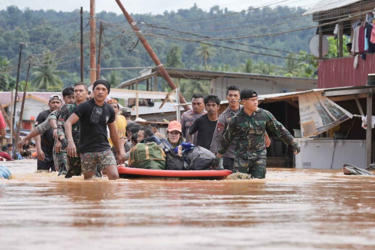 IWIP apresiasi bantuan personel TNI/Polri atasi bencana banjir di Halmahera Tengah