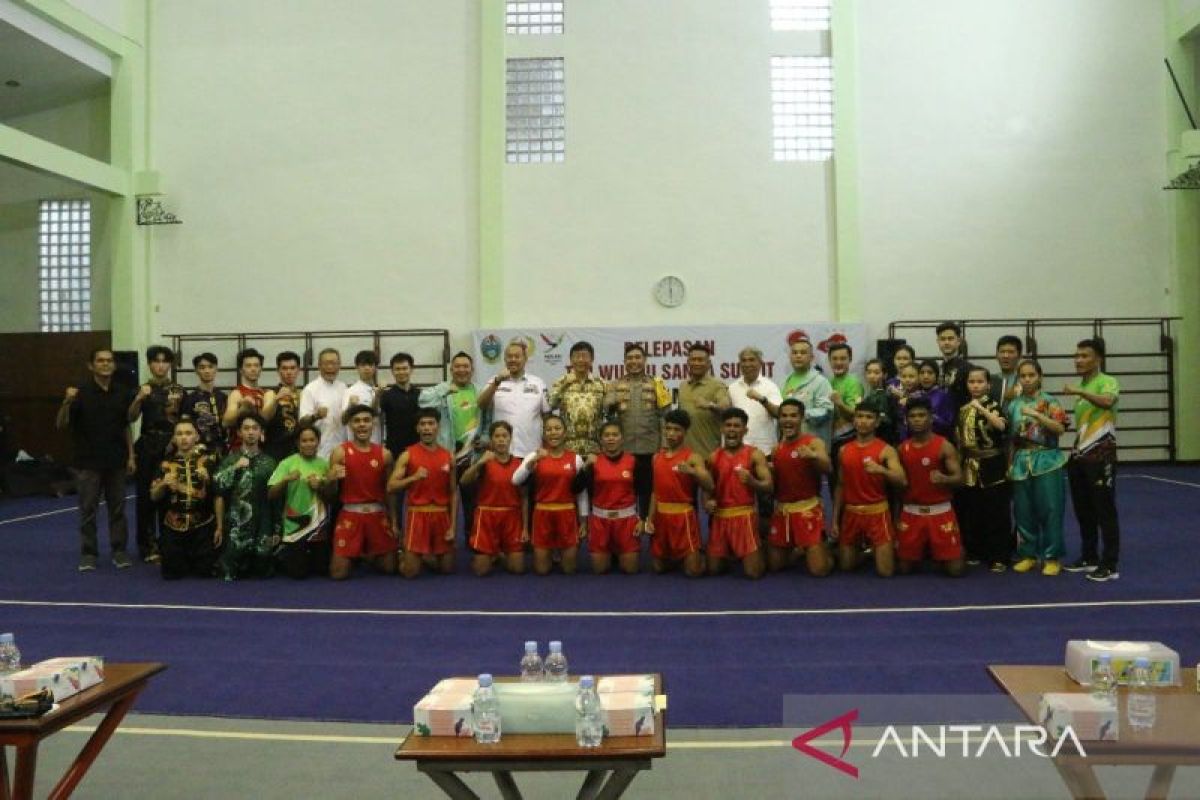 Jelang PON 2024, 11 atlet wushu sanda Sumut berlatih di China