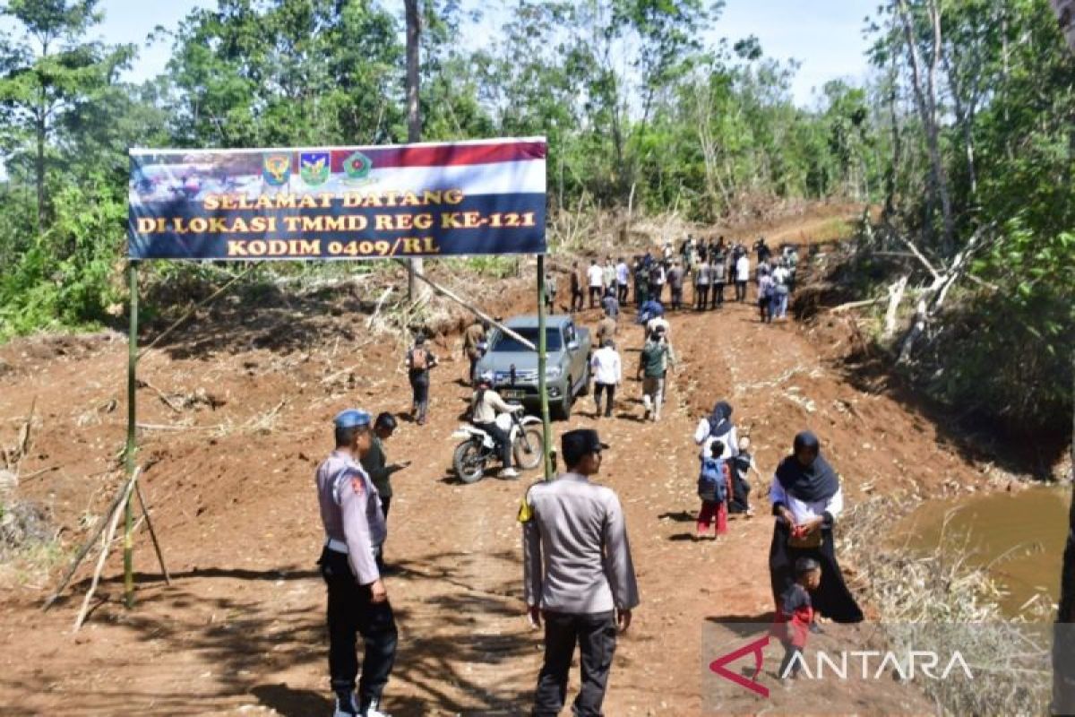 Program TMMD Kodim Rejang Lebong buka jalan baru sepanjang 3,2 km