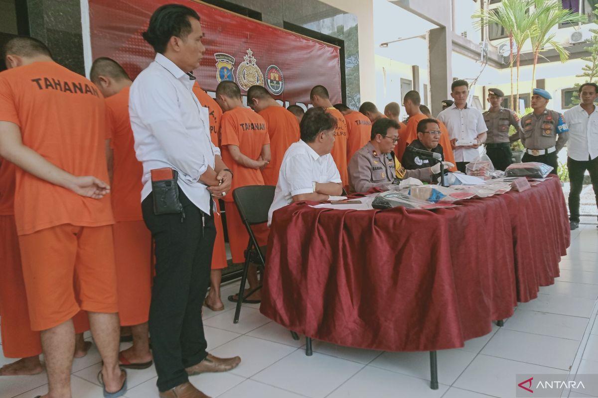 Belasan pengedar narkoba terjaring Operasi Antik Mahakam  di Penajam