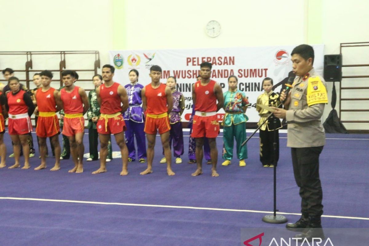 Wakapolri bantu atlet wushu Sumut berlatih di China