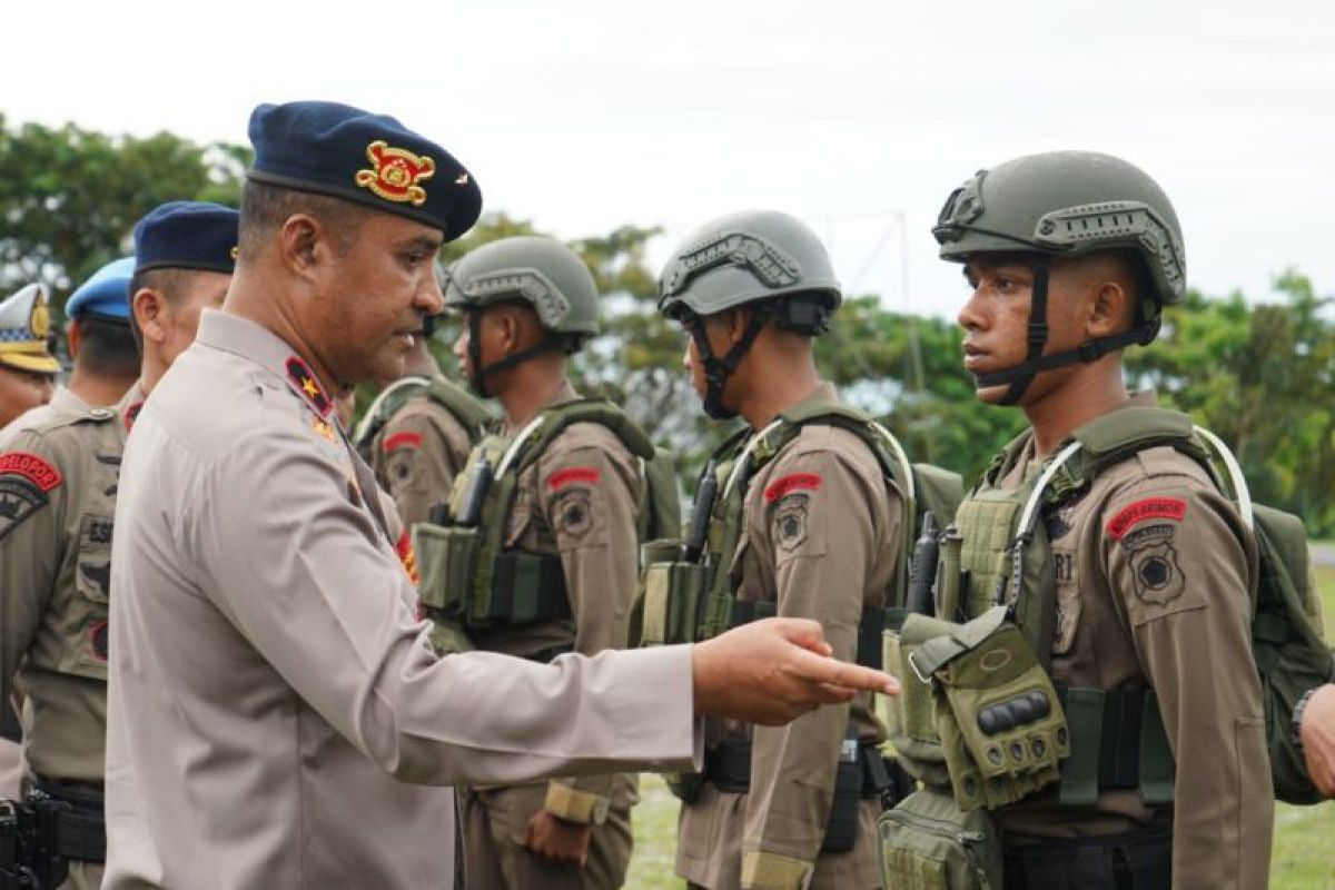 Polda kerahkan 70 personel Brimob pada Operasi Separatis Mansinam di Maybrat