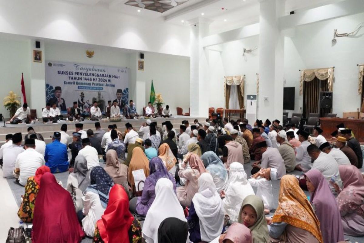 Penyelenggaraan haji sukses, Kemenag Jateng gelar tasyakuran dan doa bersama