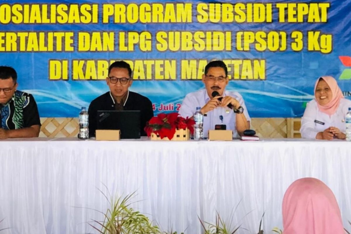 Magetan sosialisasikan subsidi tepat pertalite dan LPG