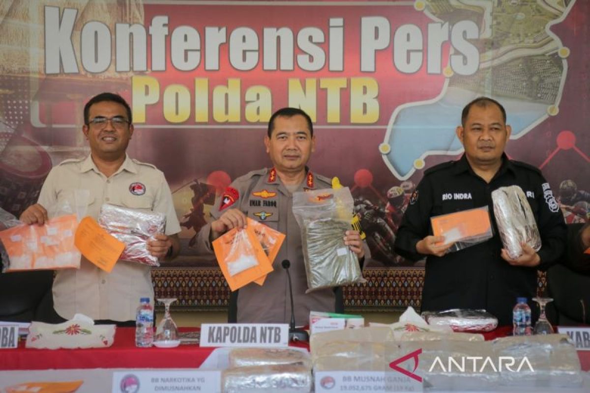 Polda NTB tetapkan 42 tersangka kasus peredaran narkotika