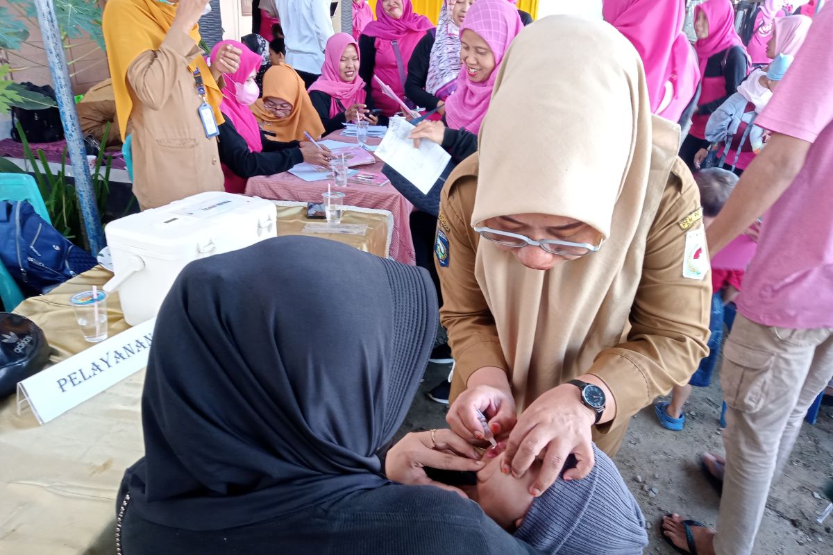 Cakupan imunisasi polio di Mataram sudah capai 26 persen