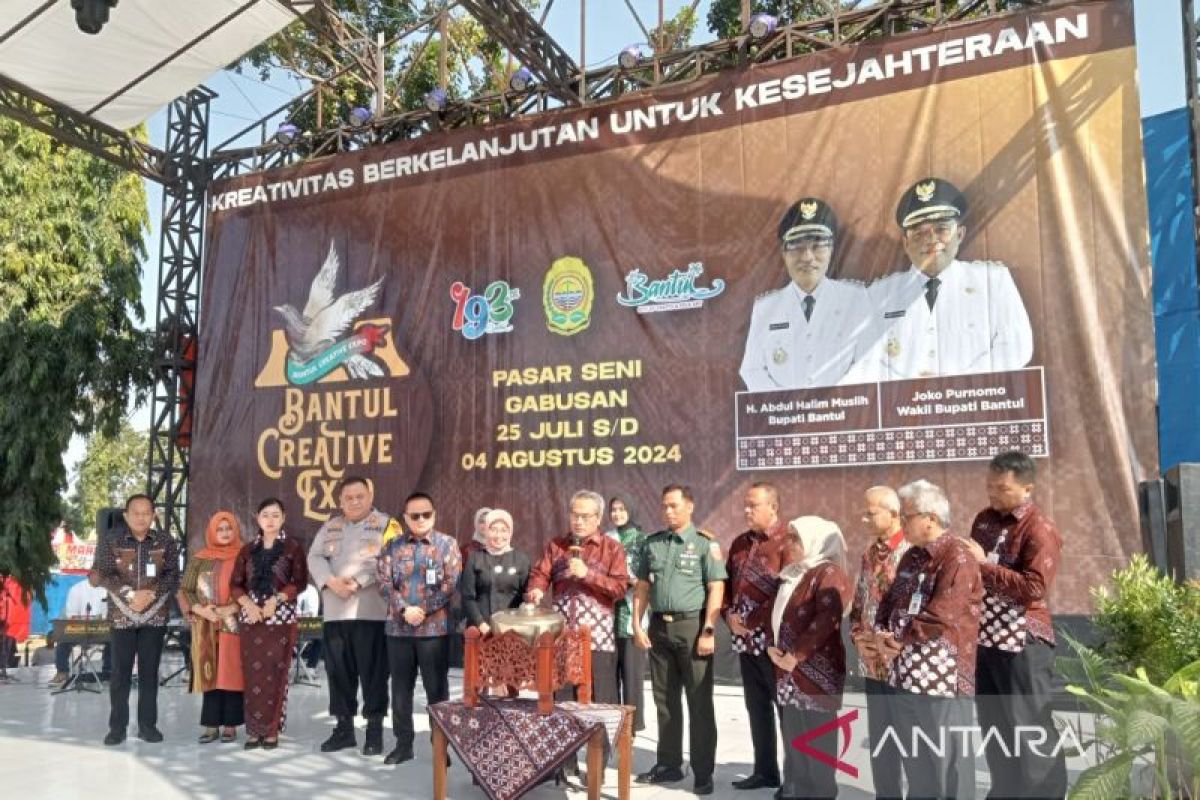 Ratusan stan UMKM ramaikan Bantul Creative Expo 2024