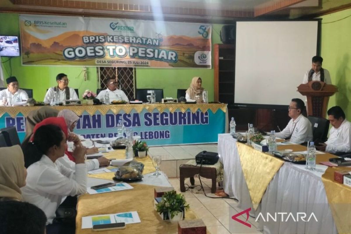 BPJS Kesehatan apresiasi pembentukan Desa Pesiar di Rejang Lebong