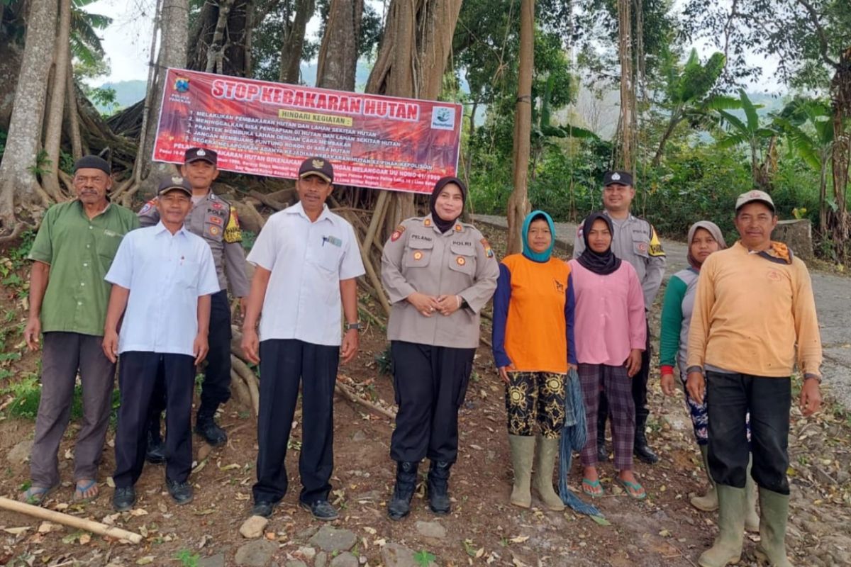 Polres Magetan antisipasi karhutla di lereng Gunung Lawu